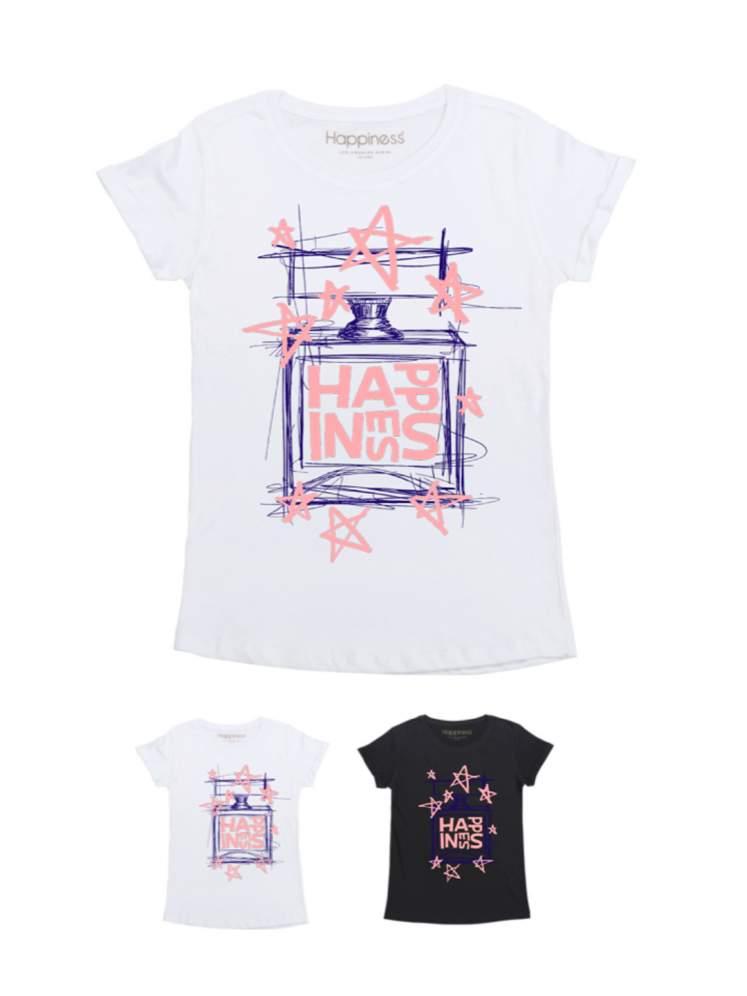 T shirt 2025 happiness bambina