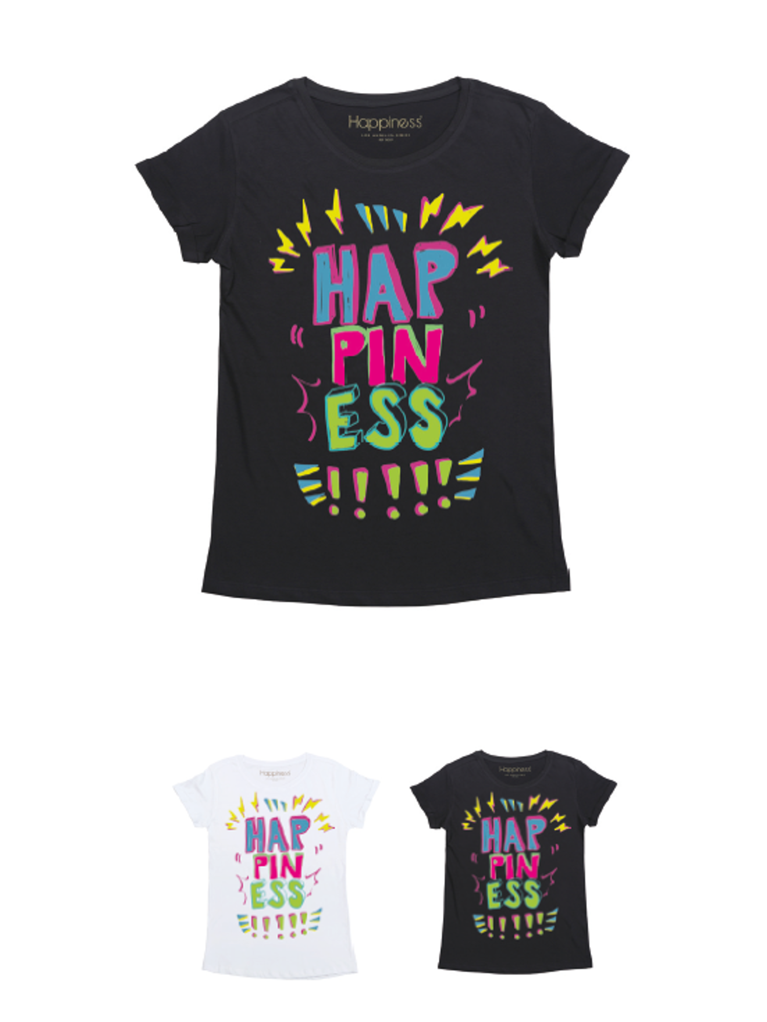 Maglietta Bianca Maglie Happiness Scontate Maglia Happiness Donna