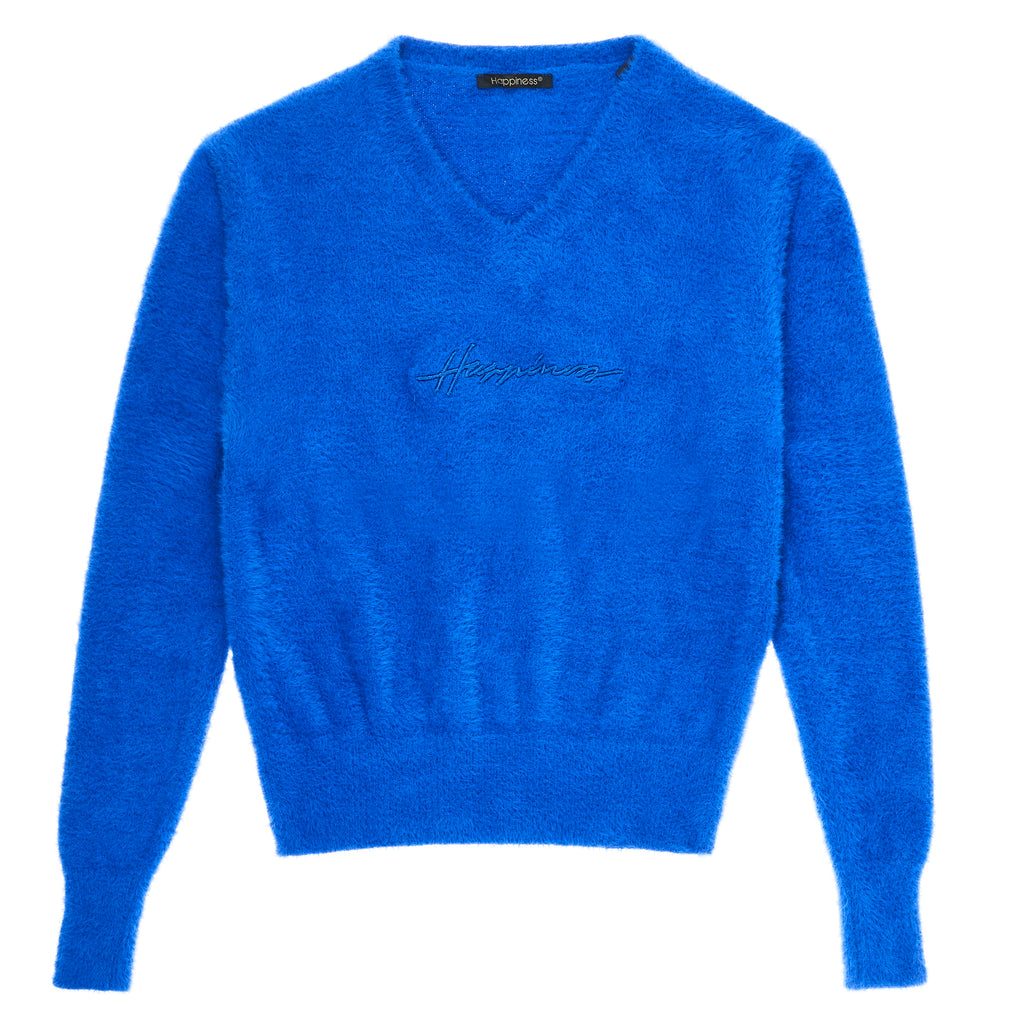 Pullover Scollo V Donna - Happiness Sign - Happiness Shop Online