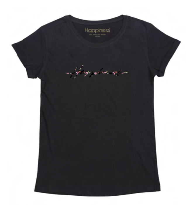 T-Shirt Bimba - Happiness Signature Floreal - Happiness Shop Online