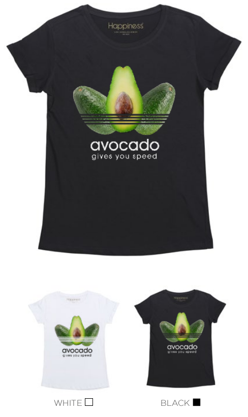 T-Shirt Donna - Avocado - Happiness Shop Online