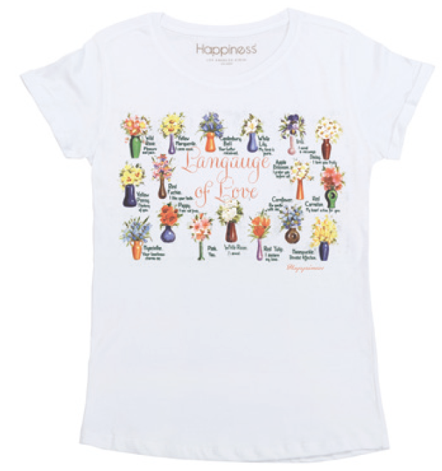 T Shirt Donna Language of Love
