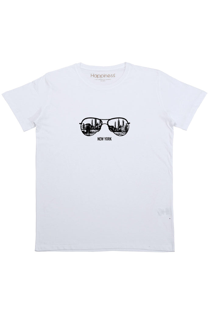 T-shirt Uomo - New York Sunglasses - Happiness Shop Online