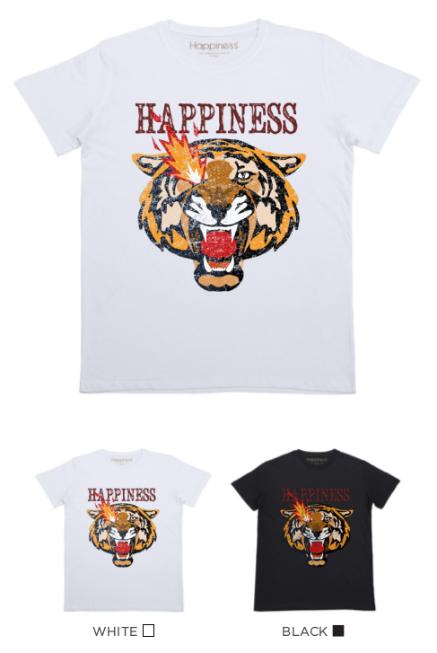 T-Shirt Bimbo - Tiger Flame - Happiness Shop Online