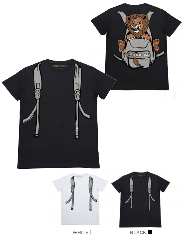 T-Shirt Bimbo - Lion Backpack - Happiness Shop Online
