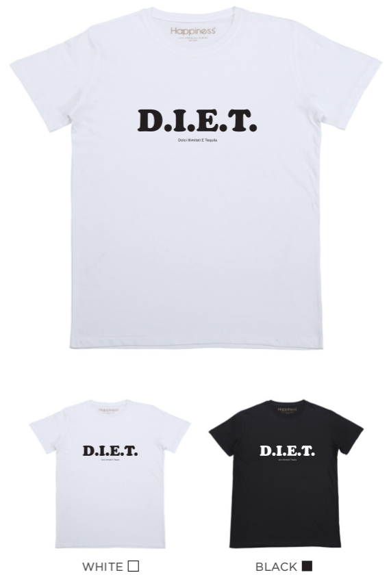 T-shirt Uomo - DIET - Happiness Shop Online