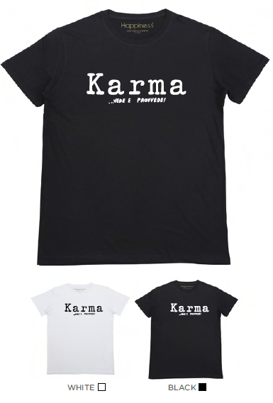 T-shirt Uomo - Karma - Happiness Shop Online