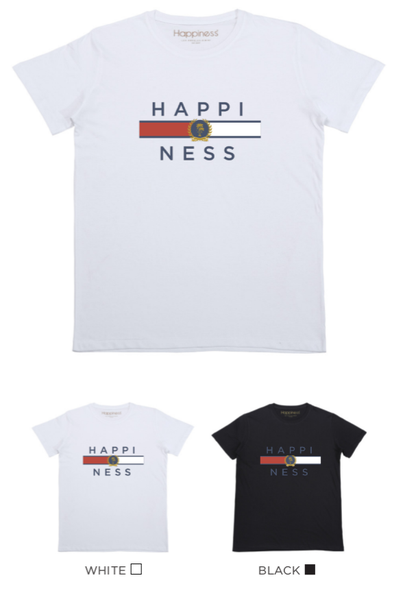 T shirt happiness best sale uomo