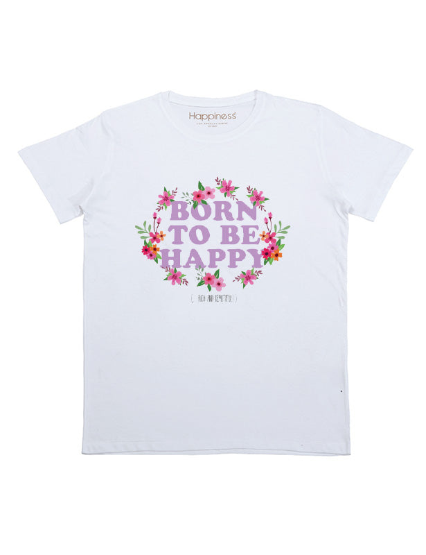 T-Shirt Bambina - Born To Be Happy Glitter - Happiness Shop Online