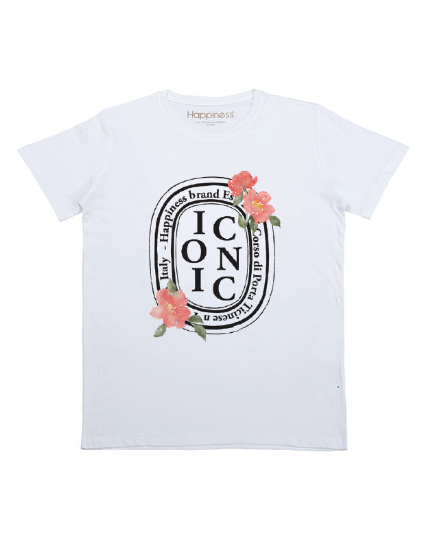 T-Shirt Bambina - Quadro Iconic Flowers - Happiness Shop Online
