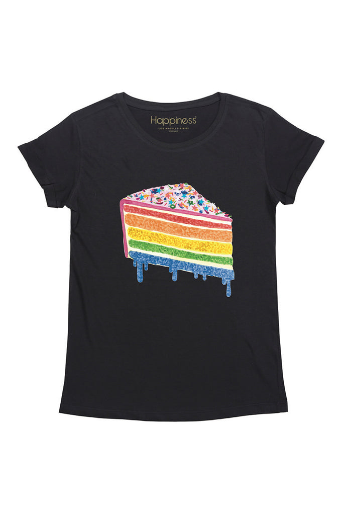 T-Shirt Bambina - Cake Glitter & Strass - Happiness Shop Online