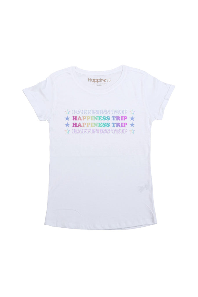 T-Shirt Girl - Happiness Trip Laminata - Happiness Shop Online