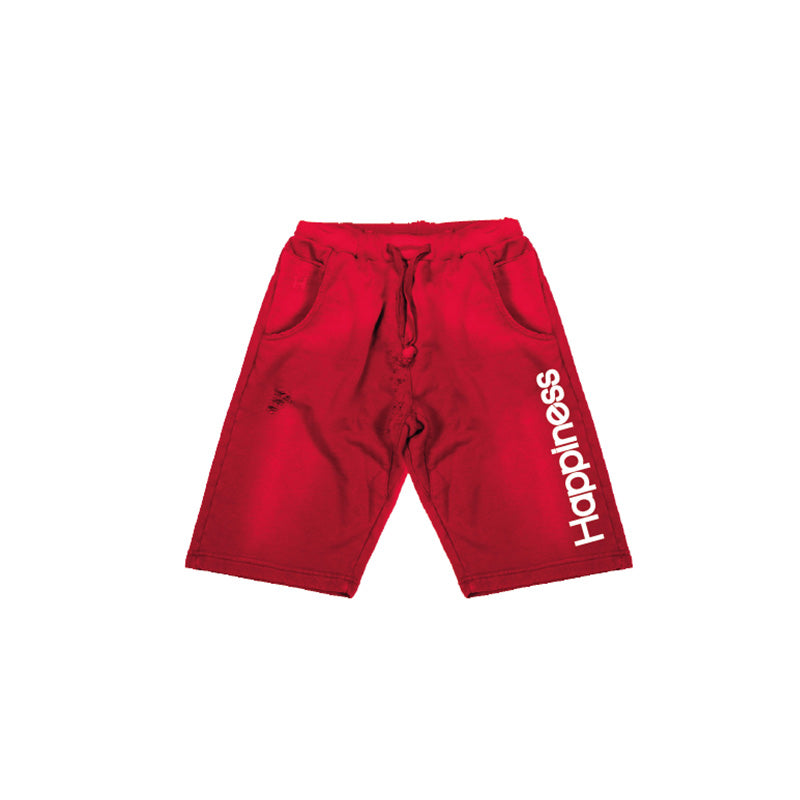 Pantaloncino Jogger Kids Rosso - Happiness Shop Online