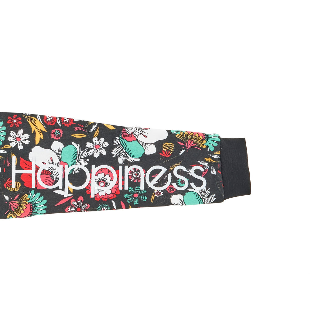 Crop Donna - Happiness Sleeve Print e nodo New Flo - Happiness Shop Online