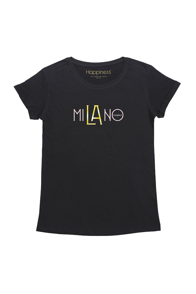 T-Shirt Donna - Milano Laminata - Happiness Shop Online