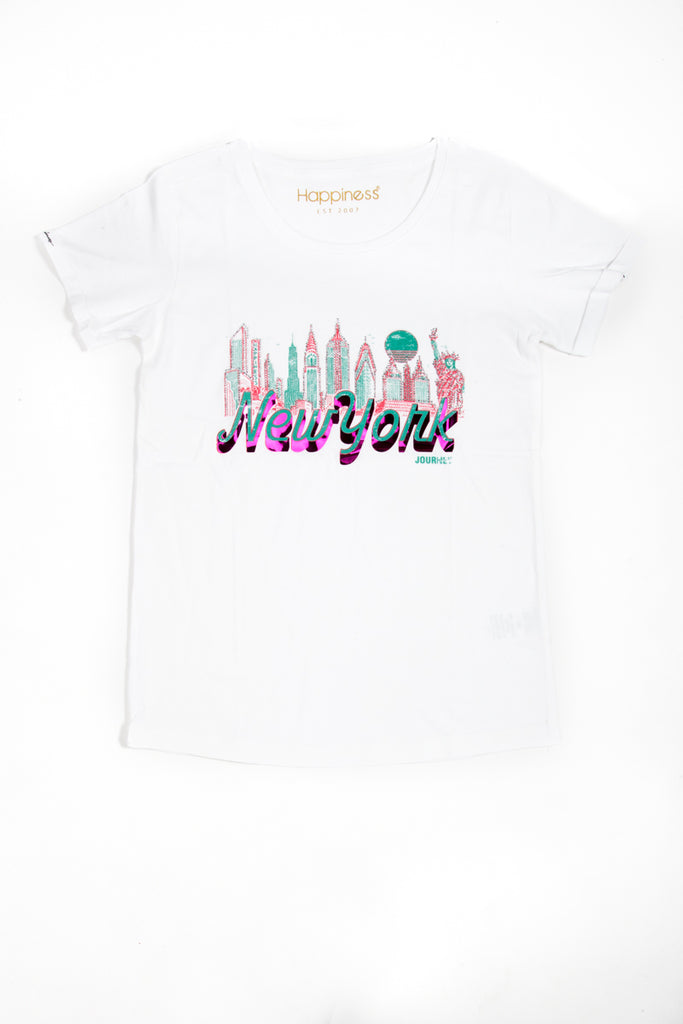 T-Shirt Donna - New York - Happiness Shop Online